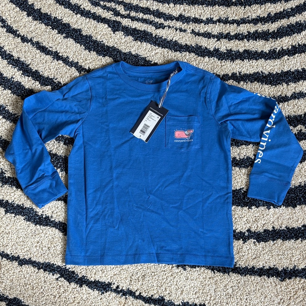 NWT Vineyard Vines long sleeve Hanukkah shirt size 5